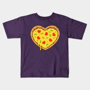 Pizza Shirt & Gifts: Say I Love Pizza With a Cute Pizza Heart for Pizza Lover Kids T-Shirt